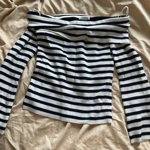 Club Monaco off shoulder sweater